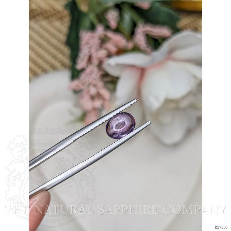 1.33 Ct. Purple Cabochon Amethyst from Ceylon (Sri Lanka)