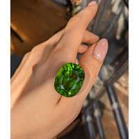63.21 Ct. Green (Lime Green) Peridot from Pakistan Life Style
