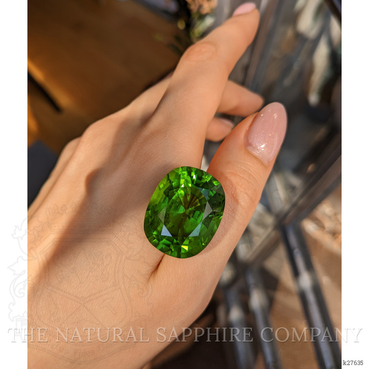 63.21 Ct. Green (Lime Green) Peridot from Pakistan