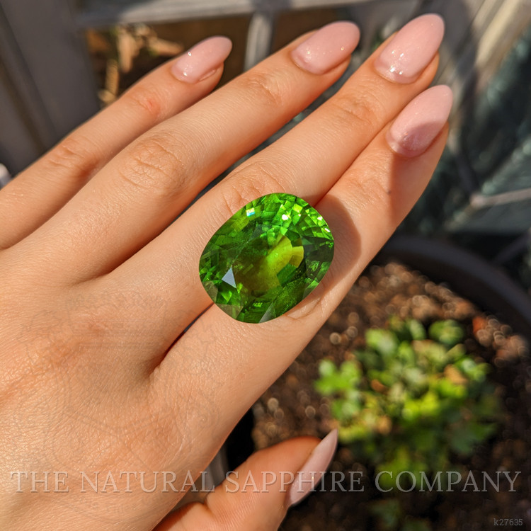 63.21 Ct. Green (Lime Green) Peridot from Pakistan