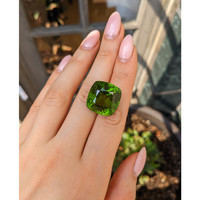 44.98 Ct. Green (Lime Green) Peridot from Pakistan Life Style