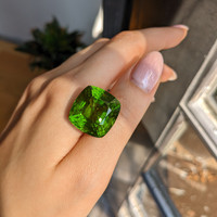 44.98 Ct. Green (Lime Green) Peridot from Pakistan Life Style