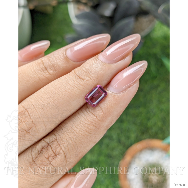 1.52 Ct. Purplish Pink Garnet from Ceylon (Sri Lanka)