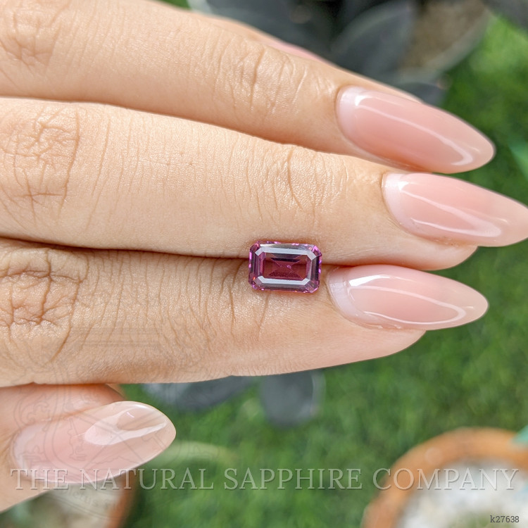 1.52 Ct. Purplish Pink Garnet from Ceylon (Sri Lanka)