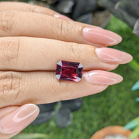 4.97 Ct. Pinkish Red Garnet from Ceylon (Sri Lanka) Life Style