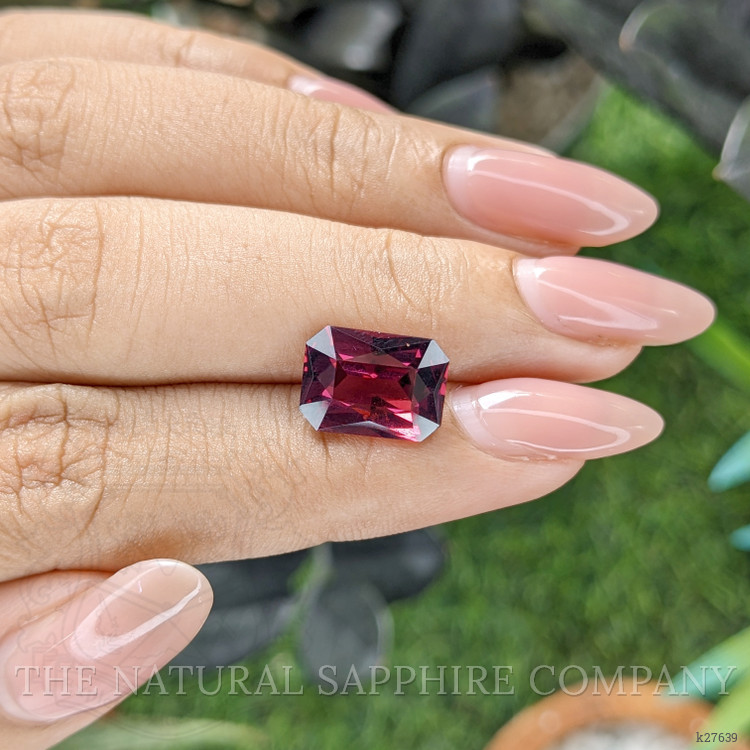 4.97 Ct. Pinkish Red Garnet from Ceylon (Sri Lanka)
