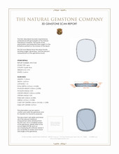 5.93 Ct. Lapis from Afghanistan 3 D Scan Report