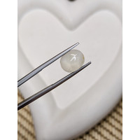 3.86 Ct. White Cabochon Moonstone from Ceylon (Sri Lanka) Life Style