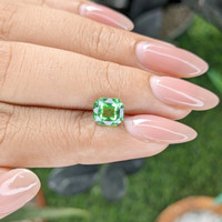1.68 Ct. Tsavorite Garnet from Tanzania Life Style