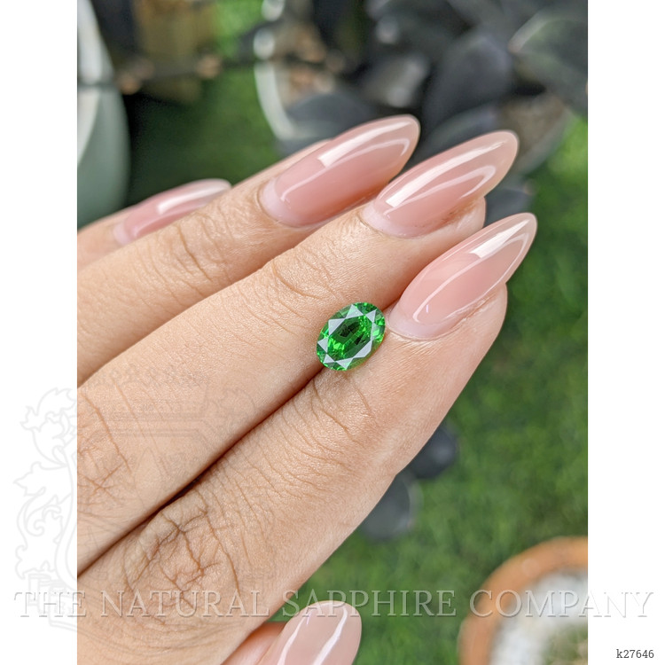1.35 Ct. Tsavorite Garnet from Tanzania