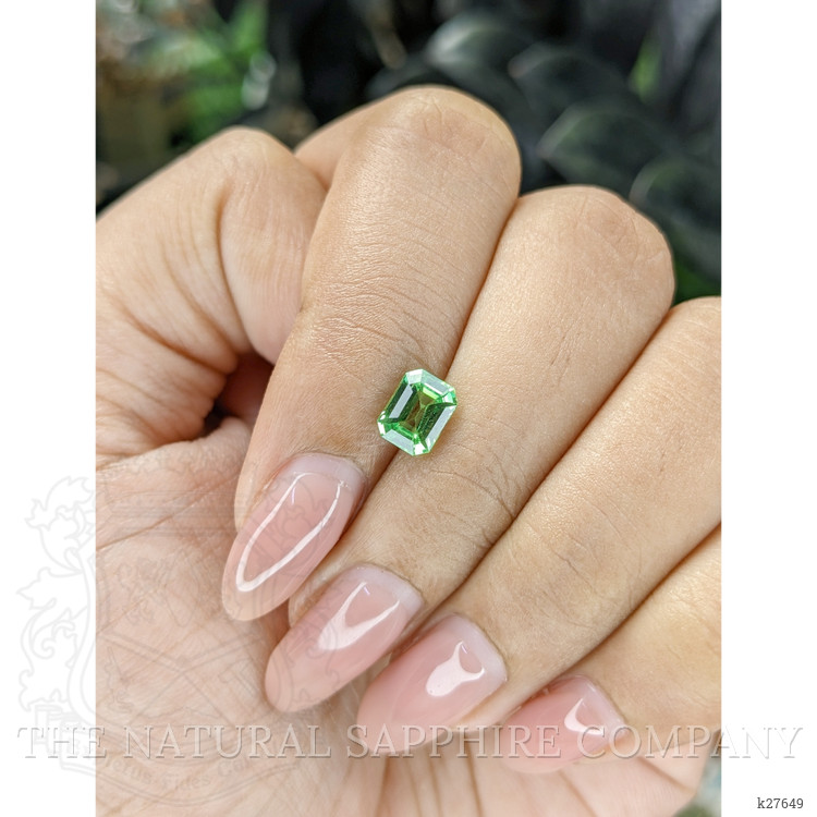 1.11 Ct. Tsavorite Garnet from Tanzania