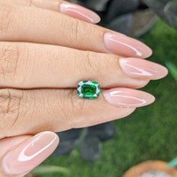 1.54 Ct. Tsavorite Garnet from Tanzania Life Style