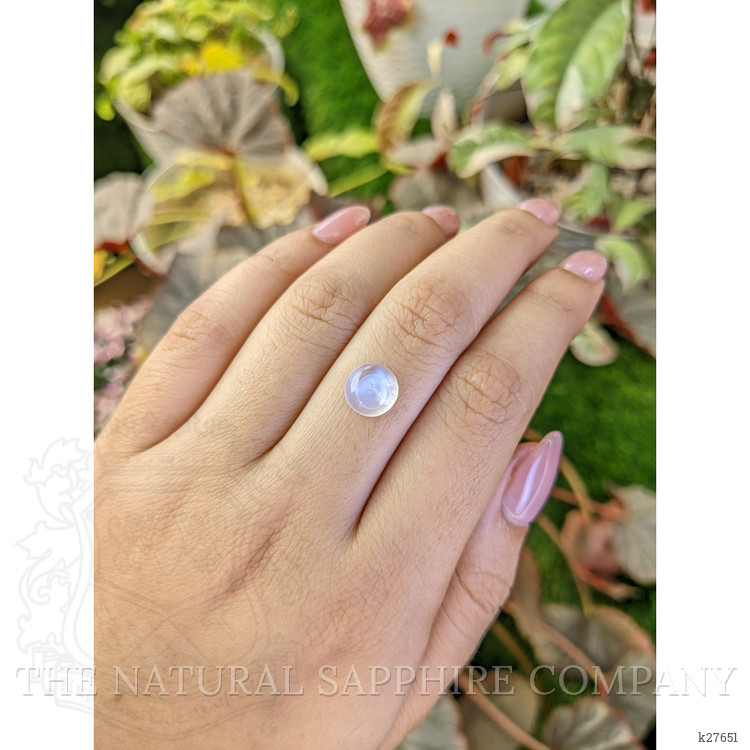 2.09 Ct. Blue Flash Cabochon Moonstone from Ceylon (Sri Lanka)