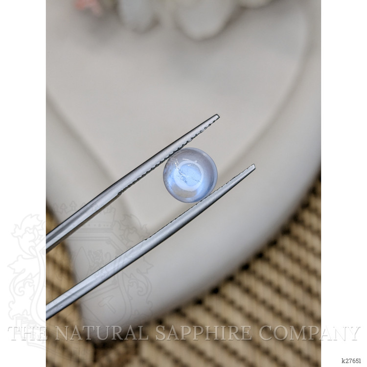 2.09 Ct. Blue Flash Cabochon Moonstone from Ceylon (Sri Lanka)