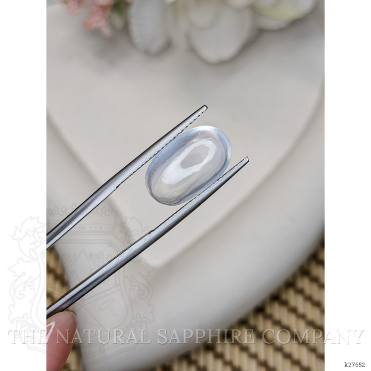 5.53 Ct. White Cabochon Moonstone from Ceylon (Sri Lanka)