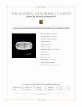 7.00 Ct. Blue Flash Cabochon Moonstone from Ceylon (Sri Lanka) Scan Report