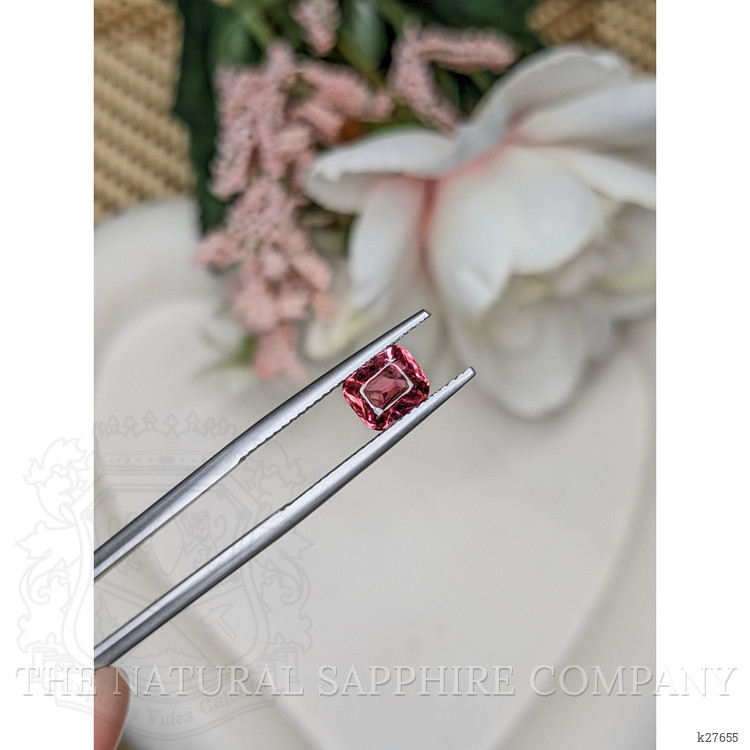 1.11 Ct. Purplish Pink Cabochon Garnet from Ceylon (Sri Lanka)