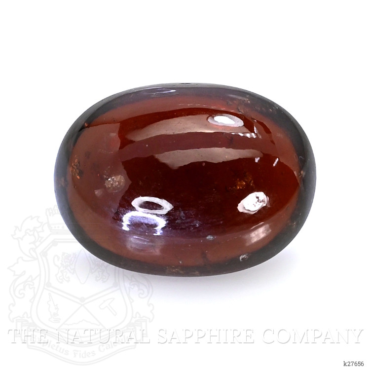 8.50 Ct. Orangish Brown Cabochon Garnet from Ceylon (Sri Lanka)