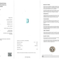 4.89 Ct. Blue Aquamarine from Brazil Scan Report