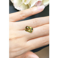 3.84 Ct. Chrysoberyl from Ceylon (Sri Lanka) Life Style