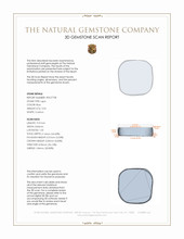 2.02 Ct. Lapis from Afghanistan 3 D Scan Report