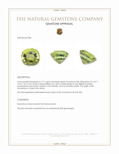 11.71 Ct. Green Moonstone from Ceylon (Sri Lanka) Appraisal