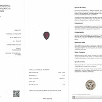 4.11 Ct. Purple Tourmaline from Brazil Scan Report