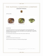 2.64 Ct. Alexandrite from Ceylon (Sri Lanka) Appraisal