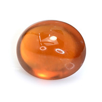 4.30 Ct. Orange Cabochon Hessonite Garnet from Madagascar Video