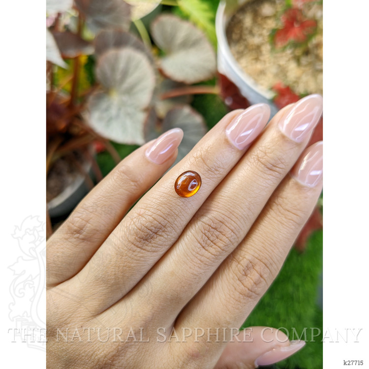 1.89 Ct. Orange Cabochon Hessonite Garnet from Madagascar