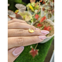 6.02 Ct. Peach Cabochon Citrine from Ceylon (Sri Lanka) Life Style