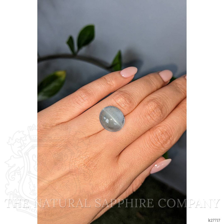 9.34 Ct. Blue Cabochon Aquamarine from Madagascar