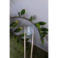9.34 Ct. Blue Cabochon Aquamarine from Madagascar Life Style