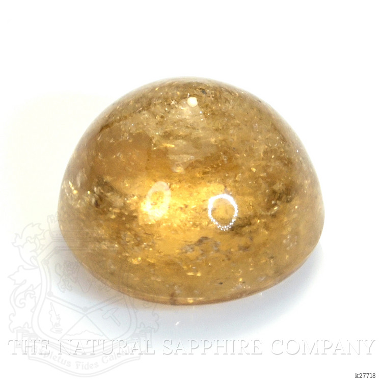 13.60 Ct. Golden Cabochon Citrine from Ceylon (Sri Lanka)