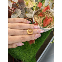 21.99 Ct. Golden Cabochon Citrine from Ceylon (Sri Lanka) Life Style