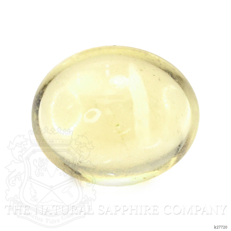 4.41 Ct. Greenish Yellow Cabochon Citrine from Ceylon (Sri Lanka)