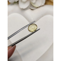 4.41 Ct. Greenish Yellow Cabochon Citrine from Ceylon (Sri Lanka) Life Style