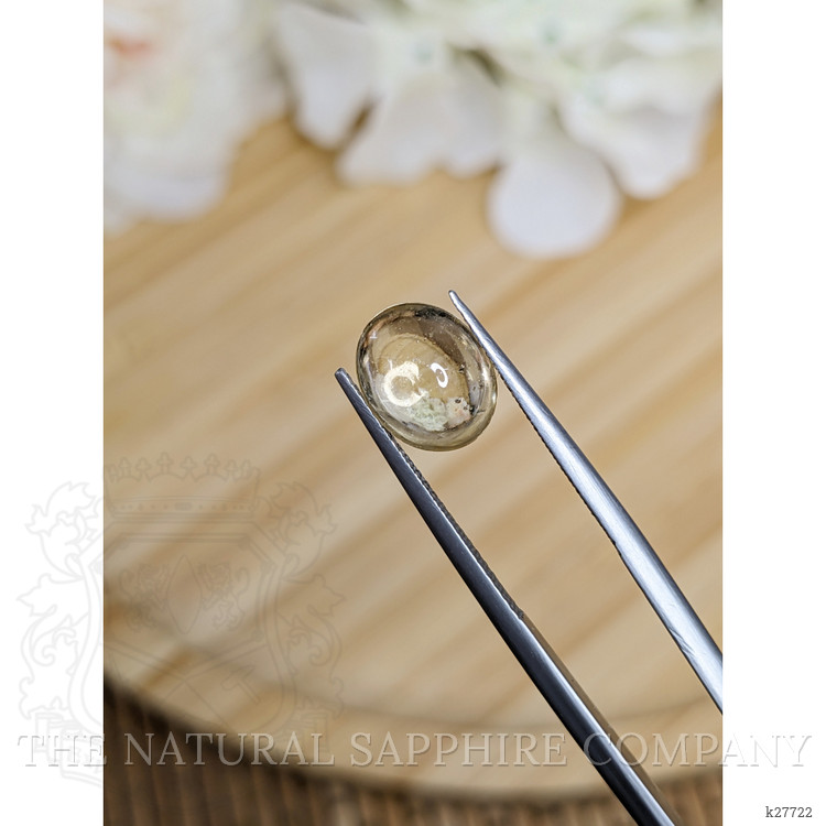 3.39 Ct. Yellow Cabochon Citrine from Ceylon (Sri Lanka)
