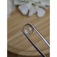 4.13 Ct. White Cabochon Quartz from Madagascar Life Style