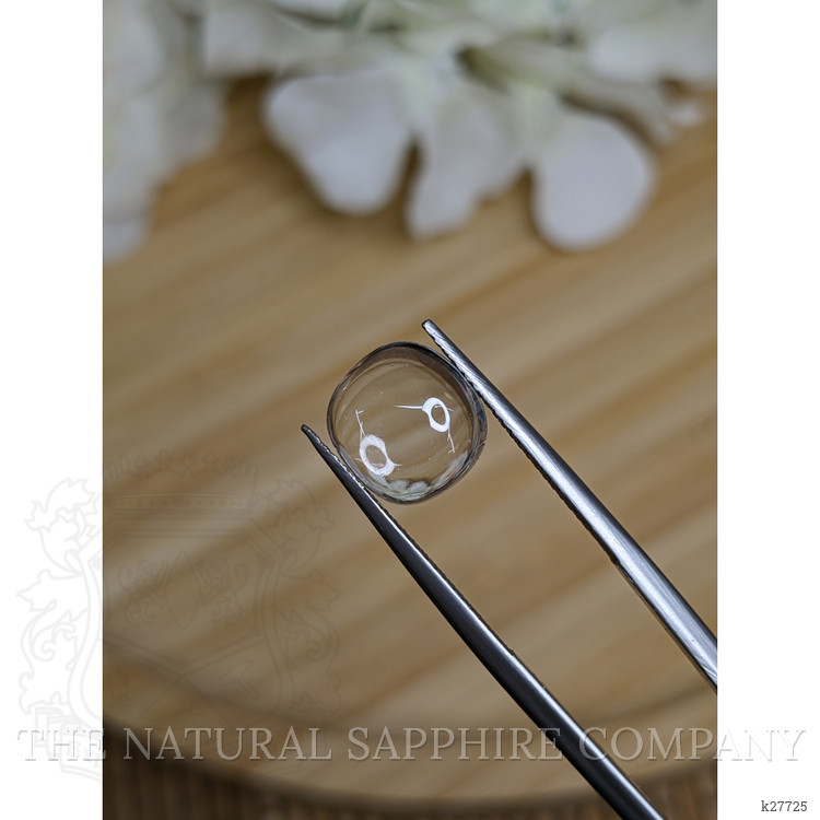4.13 Ct. White Cabochon Quartz from Madagascar