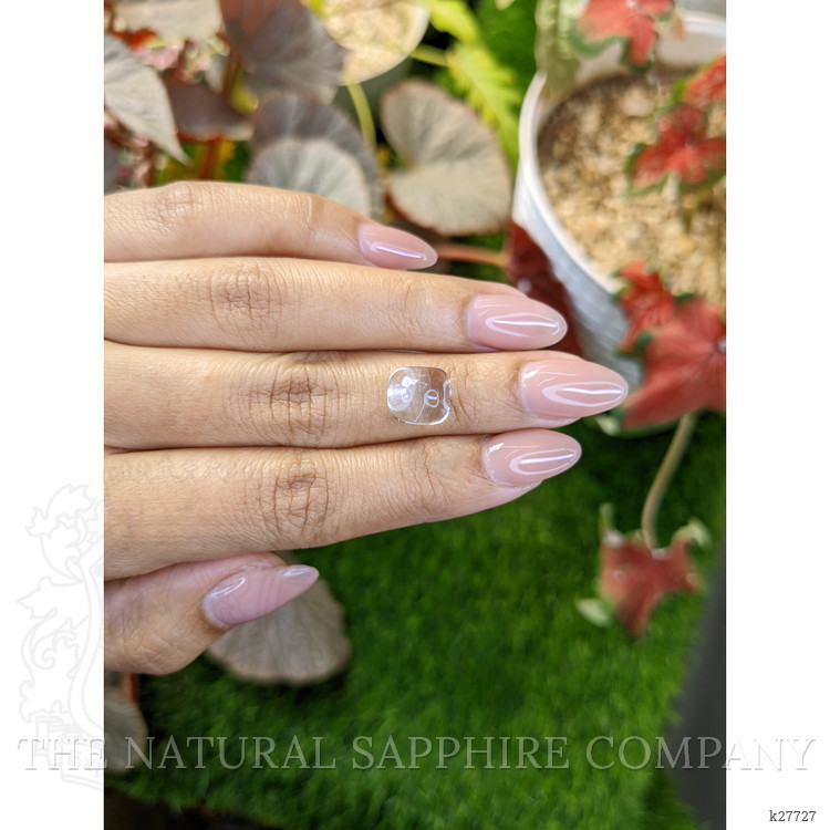 5.09 Ct. White Cabochon Quartz from Madagascar