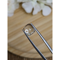 5.09 Ct. White Cabochon Quartz from Madagascar Life Style