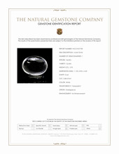 2.93 Ct. White Cabochon Quartz from Madagascar Scan Report