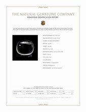 4.08 Ct. White Cabochon Quartz from Madagascar Scan Report