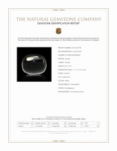 4.37 Ct. White Cabochon Quartz from Madagascar Scan Report