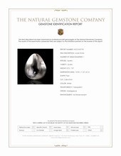 7.07 Ct. White Cabochon Quartz from Madagascar Scan Report