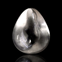 7.07 Ct. White Cabochon Quartz from Madagascar Video