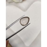7.07 Ct. White Cabochon Quartz from Madagascar Life Style