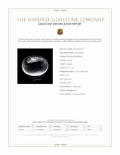 2.69 Ct. White Cabochon Quartz from Madagascar Scan Report