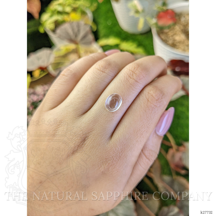 2.69 Ct. White Cabochon Quartz from Madagascar